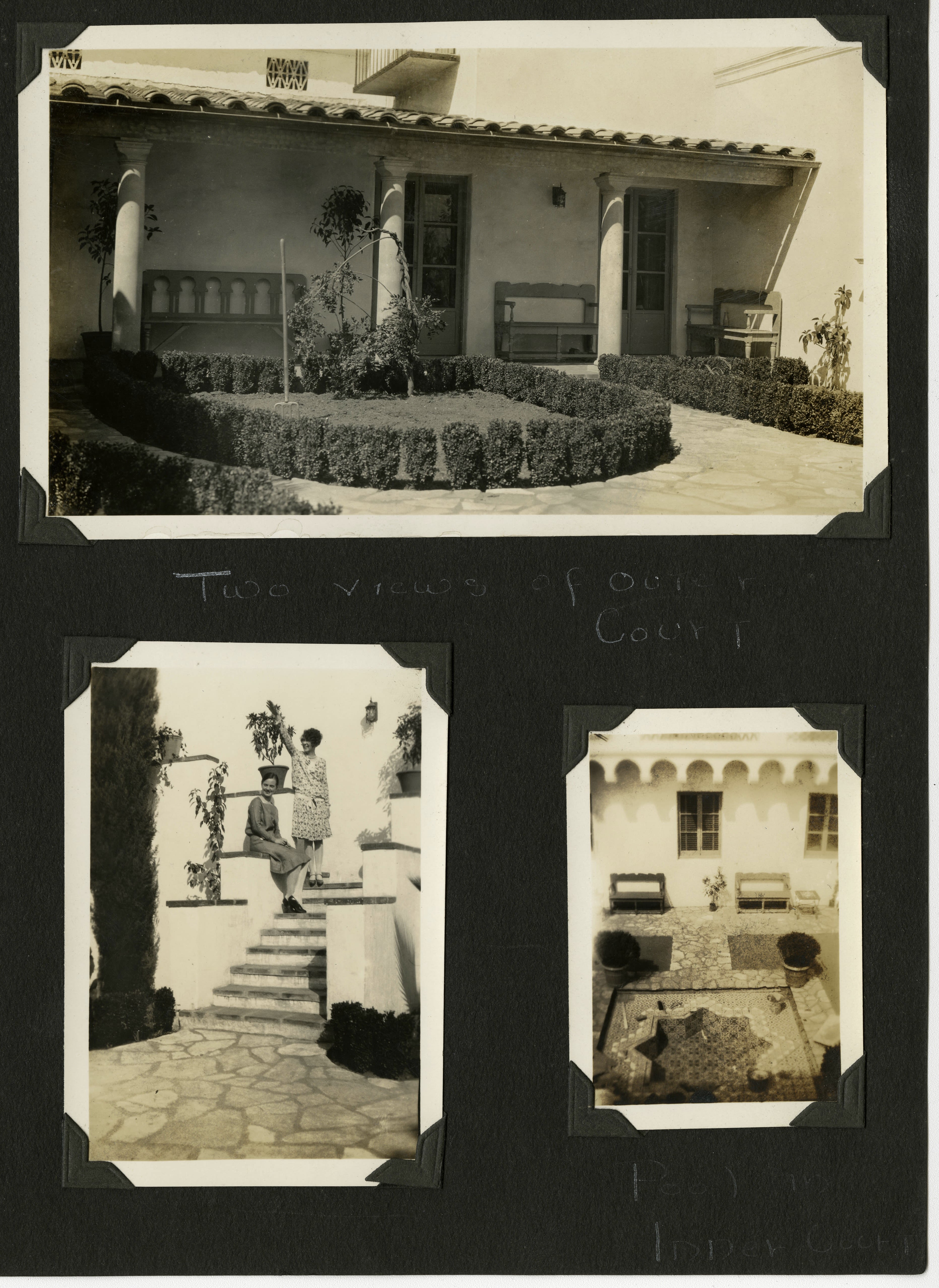 Courtyards of Scripps College's campus.